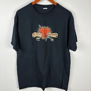 Tom Petty and the Heartbreakers Black Graphic T Shirt